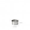 Aro Empratar Inox 10X4.5CM