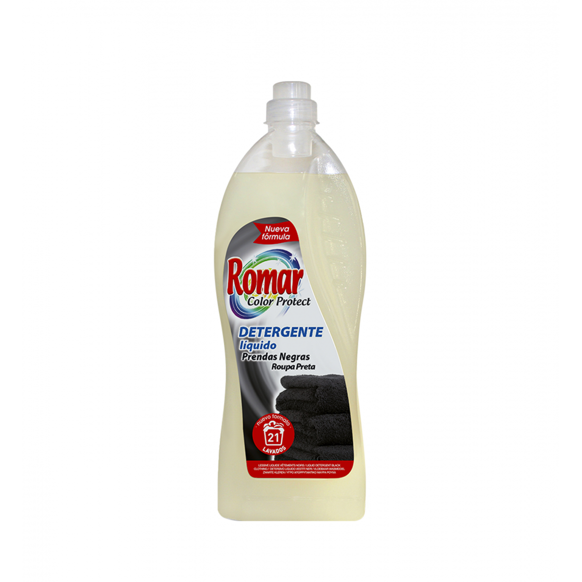 Detergente para shop roupa preta